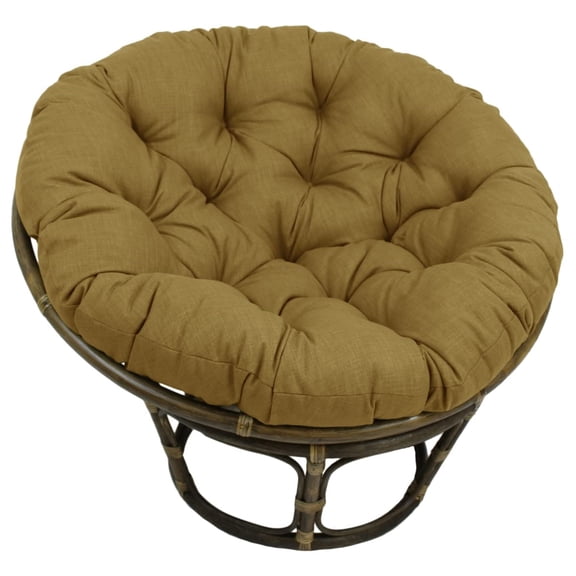 Blazing Needles 48-inch Indoor/Outdoor Papasan Cushion Wheat