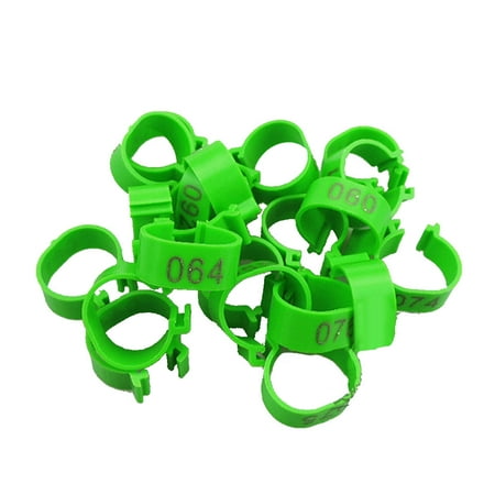 

Famure Buckle|Chicken Leg Rings Poultry Ankle Bands Number Tag Markers for Birds Gamefowl Turkey Duck