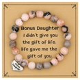 thumbnail image 1 of Pulsera MIXJOY Bonus Daughter con cuentas de cebra rosa y jaspe, 1 of 7