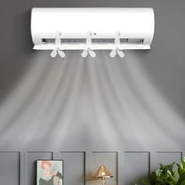 Air Conditioner Wind Deflector Vent Covers - 3-Pack Adjustable Ac Airflow Guide For Wall Mounted & Floor Standing Units, 360° Rotation Anti-Direct Blow, Easy Clip-On Installation, Child-Safe Plastic