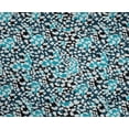 thumbnail image 4 of oneOone Polyester Spandex Turquoise Green Fabric Animal Skin Sewing Material Print Fabric By The Yard 56 Inch Wide-36O, 4 of 4