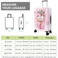thumbnail image 6 of Travel Luggage Cover Suitcase Girl Protector Storage Fits 18-32 Inch Luggage Flower Luggage Protector Wheel Covers Patterned Travel with Pocket Elastic Luggage Anti-scratch Suitcase Cover S, 6 of 6