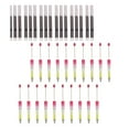 thumbnail image 1 of 20 Pieces Beadable Pen Ballpoint Bead Pens Ballpoint Pen 50 Refills for Drawing Rose Red Yellow, 1 of 7