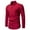 Wine, variant on HBYJLZYG Men's Business Shirts Solid Long Sleeve Casual Button Down Shirts Slim Fit Shirt Tops - Stretch & Wrinkle Free