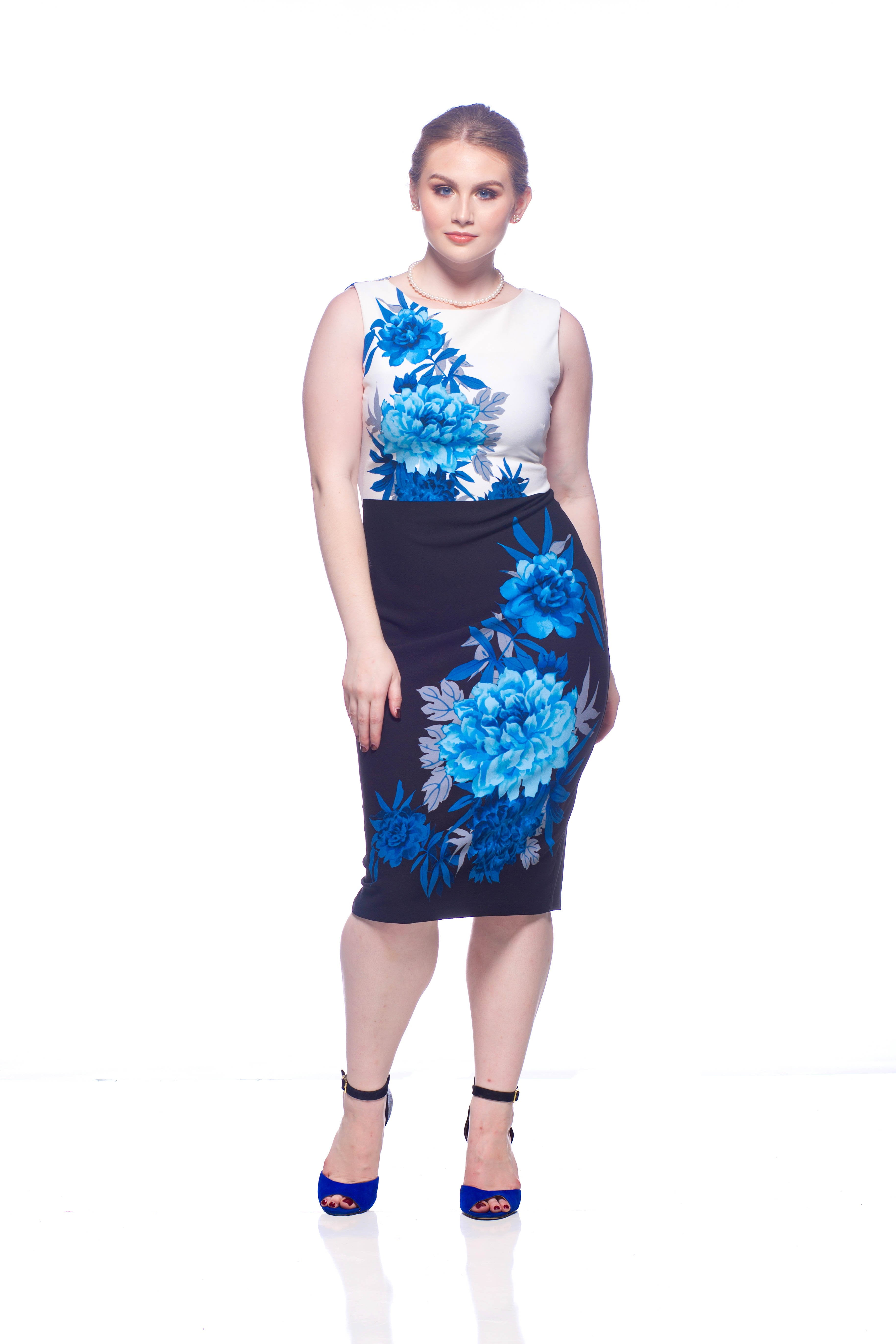 gabby ruffle babydoll midi dress