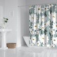 thumbnail image 2 of Gray Daisy Flower White Blooms Pattern Shower Curtain 72"x72" ,Bathroom Decorative Shower Curtains Set with 12 Hooks,Modern Waterproof Washable Shower Curtain, 2 of 6