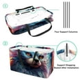 thumbnail image 4 of Starry Animals Large Capacity Reusable Oxford Cloth Storage Bin: Foldable Storage Bag, Picnic Basket, and Storage Box, 4 of 7