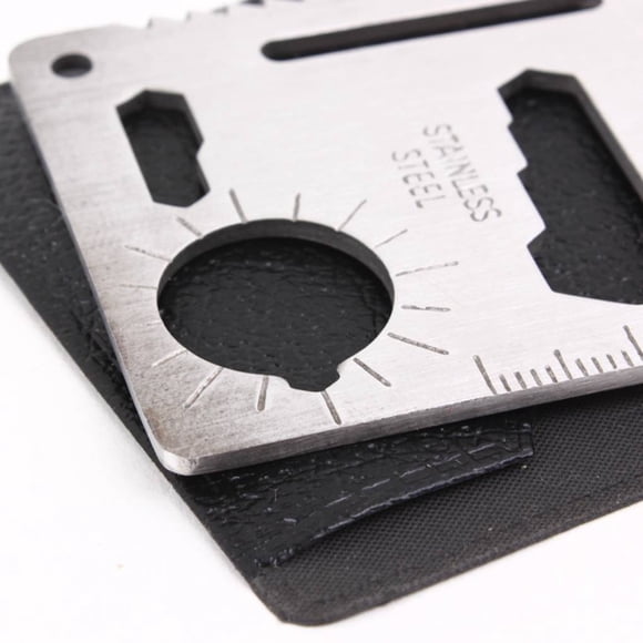 Multi-Purpose 11-in-1 Stainless Steel Survival Cutter cutter Survival cuttertool Camping Tool Outdoor Travel Camping Climing Emergency Card Pocket Cutter
