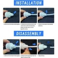thumbnail image 3 of HWZWT 10 Metre Water Inlet Pipe Universal Connection Set for 1/4 (6.35 mm) Inch OD RO Water Filter Fridge with Hose Cutter, I + L + T + Y Shape Quick Connector Inline Shut-off Valve, 3 of 5
