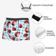thumbnail image 3 of Balery Flowers and Lady Bugs Calzoncillos bóxer para hombre, ropa interior de algodón suave y transpirable con cinturilla de nailon-Small, 3 of 5