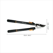 Fiskars Power-Lever Telescopic Lopper, Extendable Bypass Lopper 25-37, 1-3/4 Dia. Cut Capacity