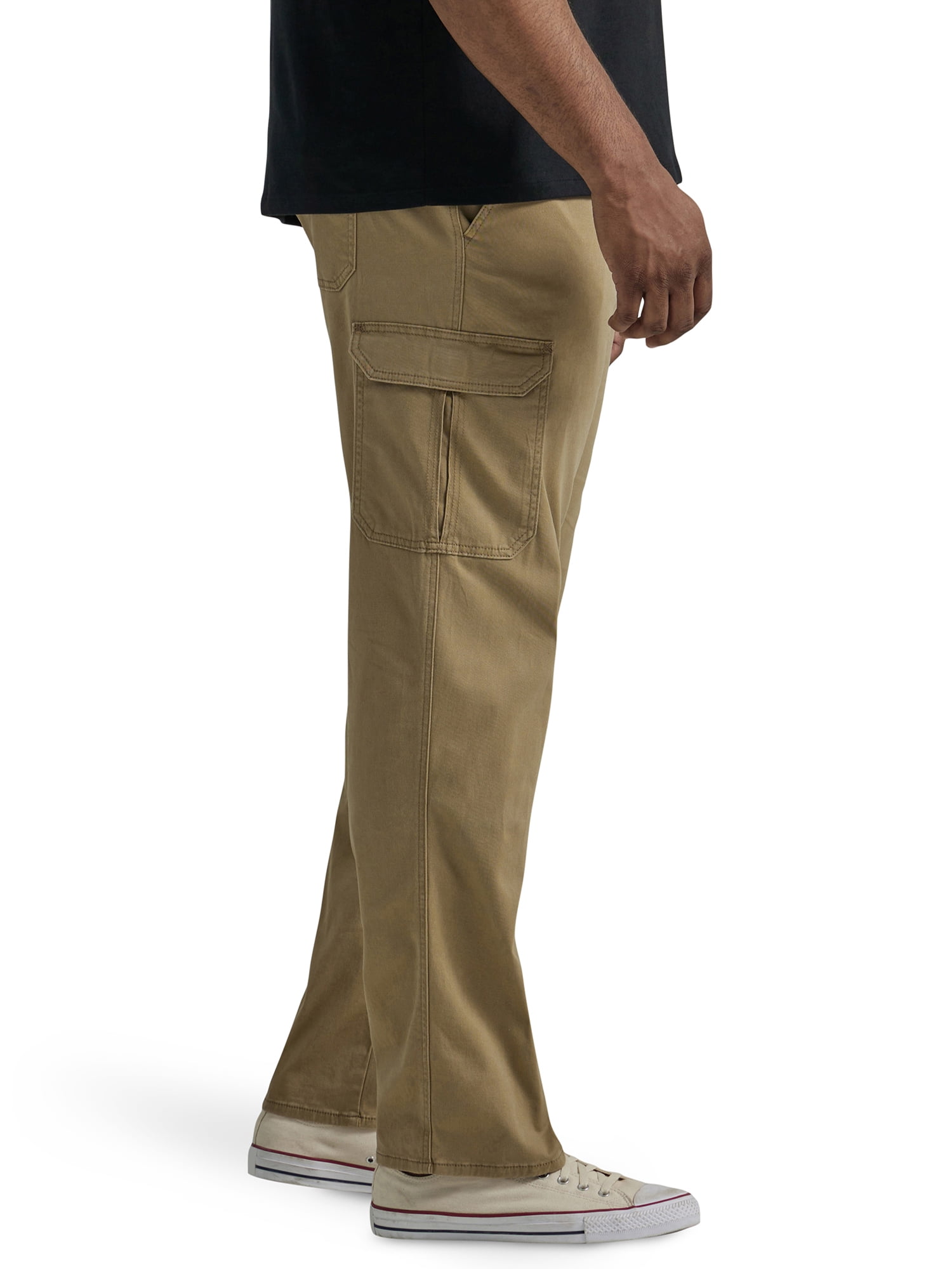 オーバーオールLEE×Mountain Ｍania Lee® Big Men's Extreme Motion Straight Fit Twill Cargo Pant