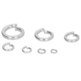 thumbnail image 1 of Lock Washers, 150Pcs Spring Lock Washers Washers For Screws Assorted Washers Split Square Section Assortment Tool A2 Marine Grade Stainless Steel, 1 of 7