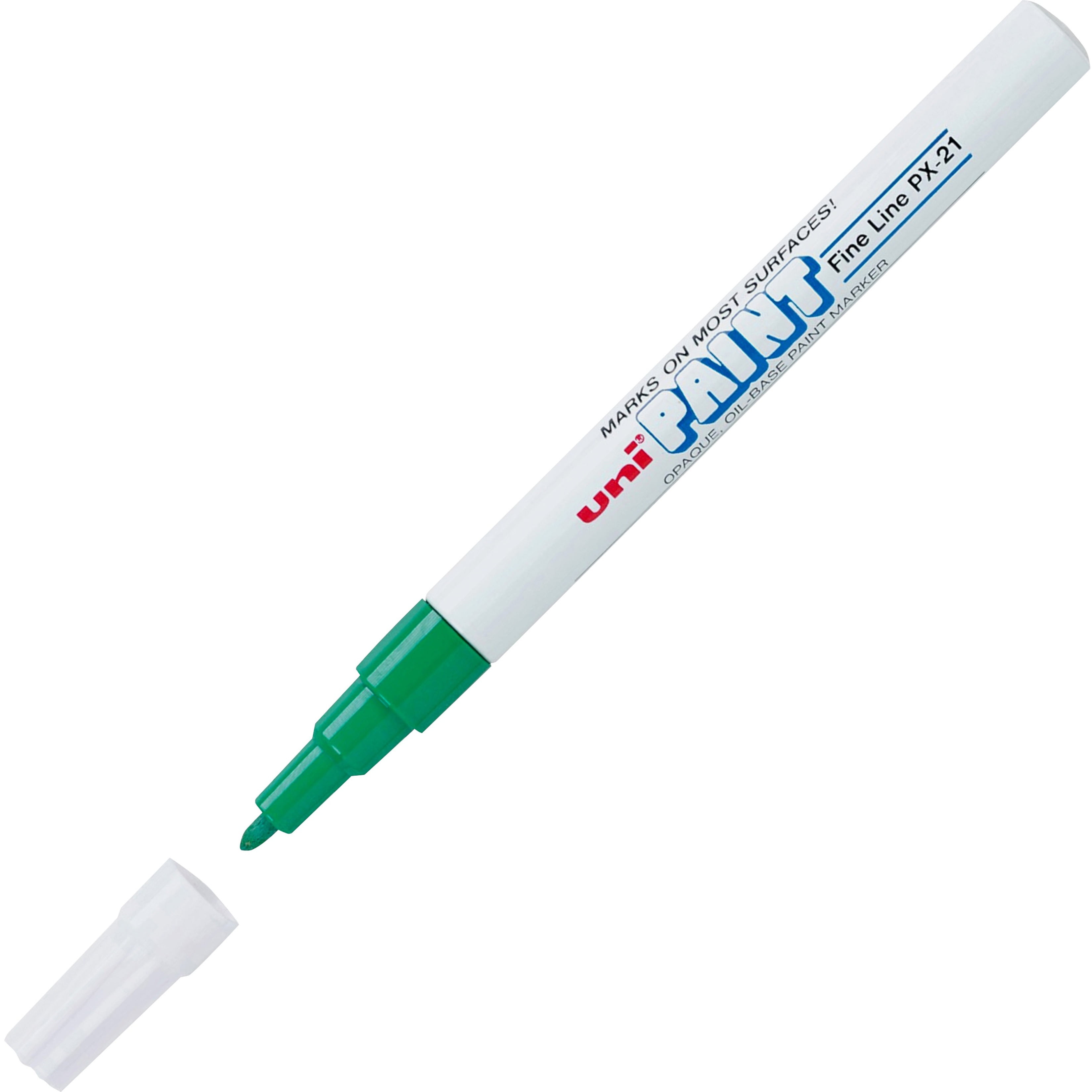 Uni-Ball UBC63704 Fine Bullet Tip Permanent Marker, Green