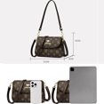 thumbnail image 4 of Bolso de mano de alta calidad con estampado de moda retro, bolso cruzado informal para mujer, bolsos de hombro de lujo para mujer 2024, 4 of 5
