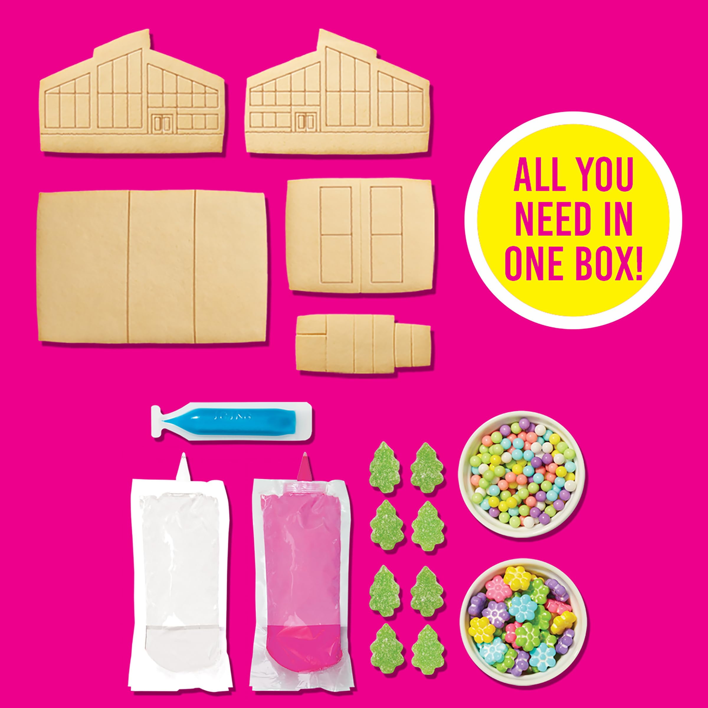 Create-A-Treat Barbie™ Dreamhouse™ Cookie Decorating Kit, 24 oz + Bonus OREO  Mini Cookie GP0027Snack Pack 