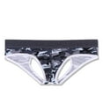 thumbnail image 3 of Mens Bulge Enhancing Bikini Underwear Low Rise Pack Christmas Gift for husband Gray M, 3 of 8
