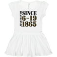 thumbnail image 3 of Inktastic Juneteenth Since 6-19-1865 Girls Baby Dress, 3 of 5