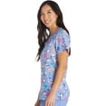 thumbnail image 4 of Cherokee Prints Scrubs Top For Women V-Neck Print CK651, 4 of 5