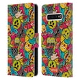 thumbnail image 1 of Head Case Designs Officially Licensed emoji® Graffiti Colours Leather Book Wallet Case Cover Compatible with Samsung Galaxy S10, 1 of 6