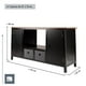 thumbnail image 3 of Mueble para TV Big Room de Madera Comoda Cajonera Tela Repisas Hogar negro, 3 of 3