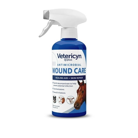Vetericyn Plus Equine Wound Care Spray. Healing Aid and Skin Repair. 16 fl. oz.