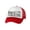 White/Red, variant on Hell 2 The Naw! Truckers Mesh snapback hat