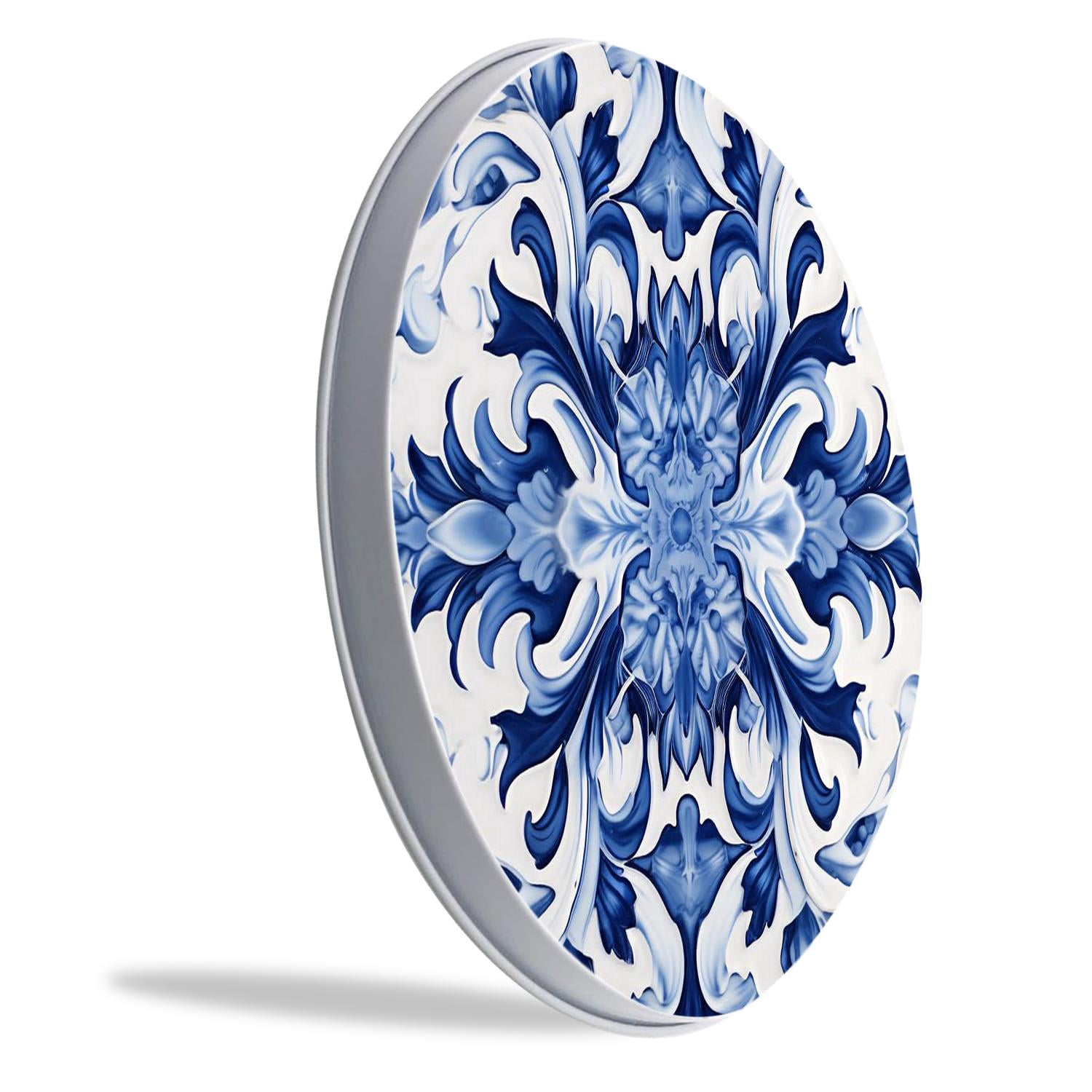 Round Stove Burner Covers 4 Pcs Metal Electric Stove Burner Covers 8Inch And 10Inch ,Original Oil Painting creative pattern