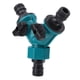 thumbnail image 2 of Adaptador de tres vías, conector tipo Y, junta de tubería de agua con interruptor, 2 uds., 2 of 10