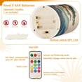 thumbnail image 5 of Yayeee Flameless Candles with Remote Flickering Battery Operated Multi Color Changing, Pine Tree at Dawn, 5 of 7