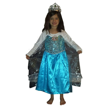 IVY Frozen Dresses for Kids - Dress Up Costume - Pretend Play (Child-Medium,