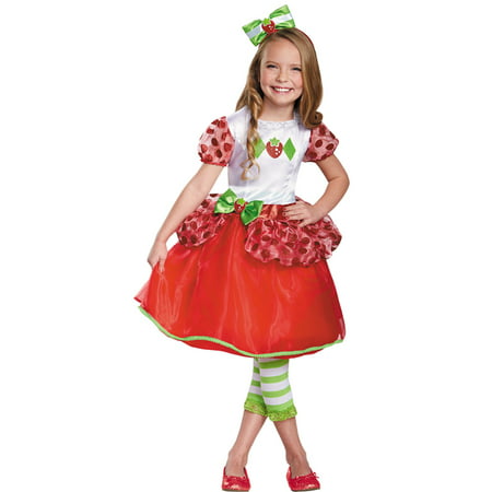 Morris Costumes Strawberry Shortcake Delux 4-6, Style DG84477L