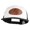 White Black, variant on Fly Faux Leather Patched Flat Bill Trucker Snapback Cap - Black OSFM