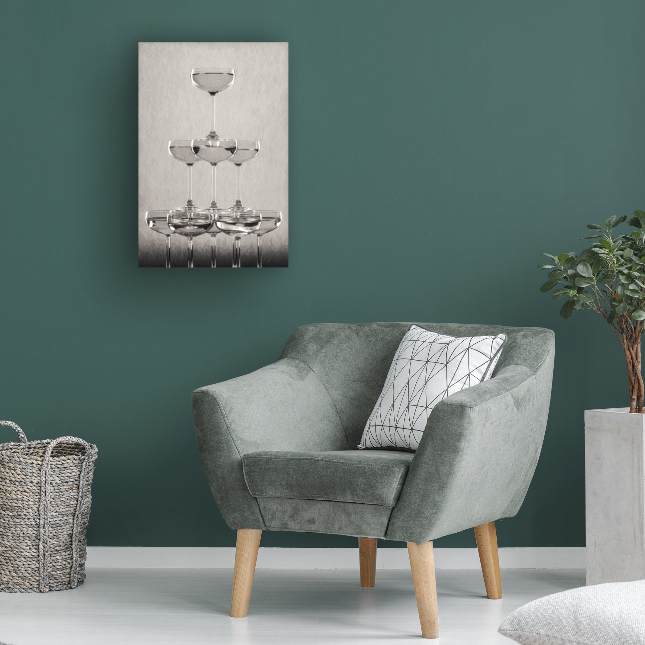 Pictufy Studio III 'Champagne Tower 9' Canvas Art - 30 x 47 Inches