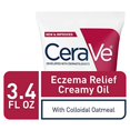 CeraVe Eczema Relief Creamy Body Oil Anti Itch Cream for Eczema