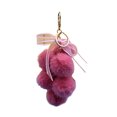 thumbnail image 1 of Qarigey para adultos, llavero de uva de peluche, bolso de hombro, decoración colgante, llavero de bola de pelo portátil, adorno de fiesta, Ropa, zapatos y accesorios Miscelánea Rosa roja Qarigey AP014139-06, 1 of 6