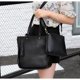 thumbnail image 3 of Bolso de mano para mujer, bolso de mano, bolso de mano para mujer, bolso de hombro elegante de diseño grande, bolso con asa, juego de 4, negro Ormromra LN-2538, 3 of 4