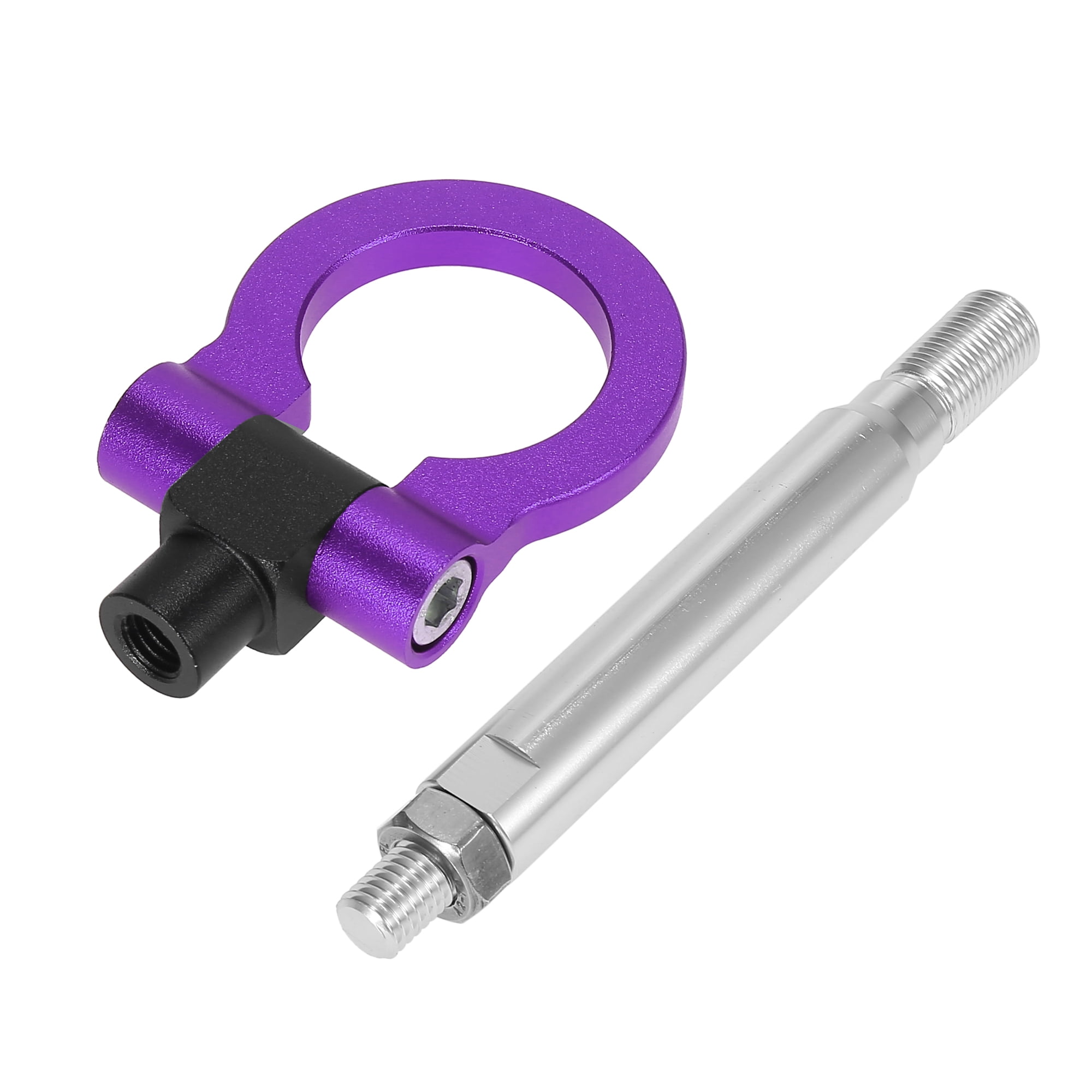 Unique Bargains Front Bumper Trailer Ring Eye Towing Tow Hook for Subaru Purple