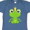 thumbnail image 4 of Inktastic Cute Frog, Green Frog, Frog Prince, Crown Boys or Girls Baby Bodysuit, 4 of 5