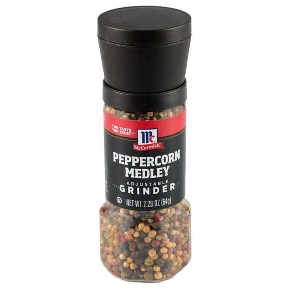 McCormick Peppercorn Medley Adjustable TMA3 Grinder, 2.29 oz