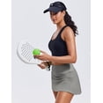 thumbnail image 5 of PINSPARK Womens Tennis Skirt Pleated Athletic Skirts Lightweight Golf Skorts with Shorts Pockets, 5 of 6