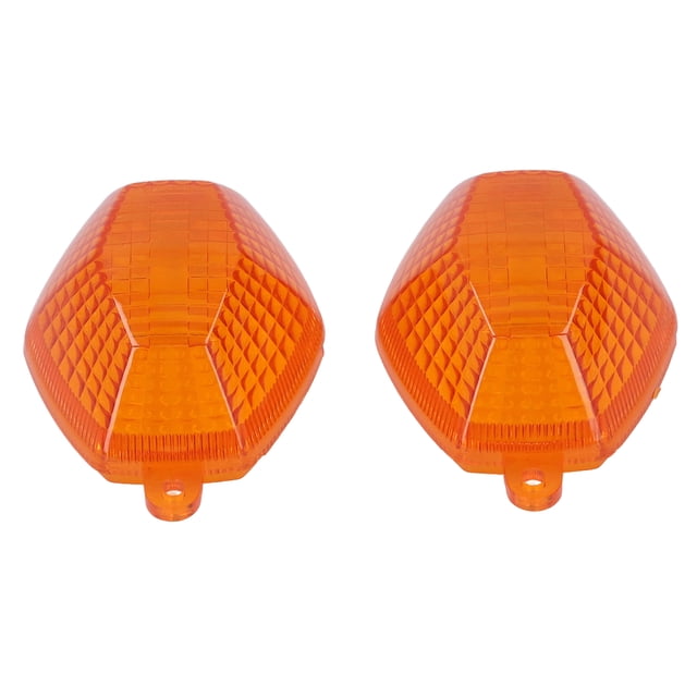Front Indicator Lens, Cool Design Turn Signal Lens Waterproof Dustproof Impact Resistant For Motorcycle Black,White,Yellow