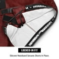 thumbnail image 4 of Hayabusa Hexagon Mid-Thigh Fight Short - Burgundy, Small, 4 of 6