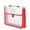 Red, variant on Clearance! Denhf Expanding File Folder, Plastic Envelopes with Buckle and Handle, A4 Size File Organizer for Receipts, Bills, and Letter, Document Organizer, No Dividers, Large Capacity, Red