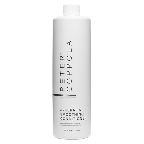 Acondicionador suavizante PETER COPPOLA a-keratin - Desenreda, nutre, elimina el encrespamiento, suaviza y restaura el brillo - Infundido con aceite de argán, aceite de jojoba, coco y aceite de semill