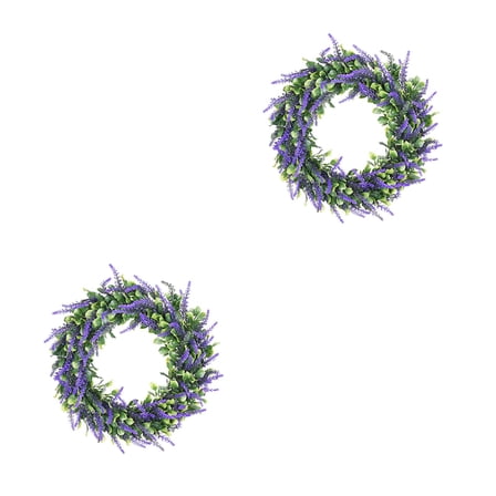 2 Count Front Door Wreaths for All Seasons Hand Feel Garland