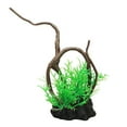 thumbnail image 1 of Paisajismo de peceras, nueva decoración de peceras, madera pesada simulada, raíces de árboles, plantas acuáticas simuladas., 1 of 5