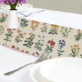 thumbnail image 4 of Yayeee Table Runner 90 inches Long Home Kitchen Dinning Party Decoration, Red Floral, 4 of 7
