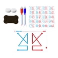 thumbnail image 2 of FashionCha 20 Pages Kids Training Cards Toy Hand Eye Coordination Learning Activities Left Right Brain Development Fine Motor Skills Educational Teaching Aid Paper Material suitable challenge, 2 of 7