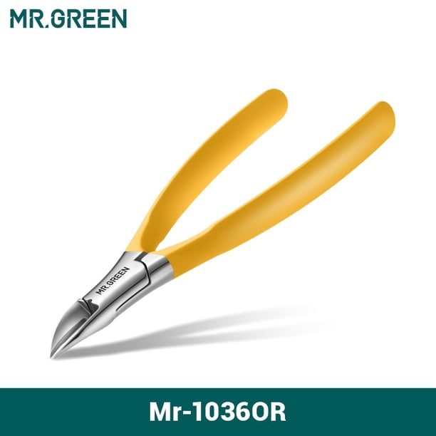 Cortaúñas encarnadas MR.GREEN, cortador de uñas de los pies, herramientas de pedicura de acero inoxidable, corrección de uñas gruesas, en las ranuras de las uñas Tan Jianjun unisex